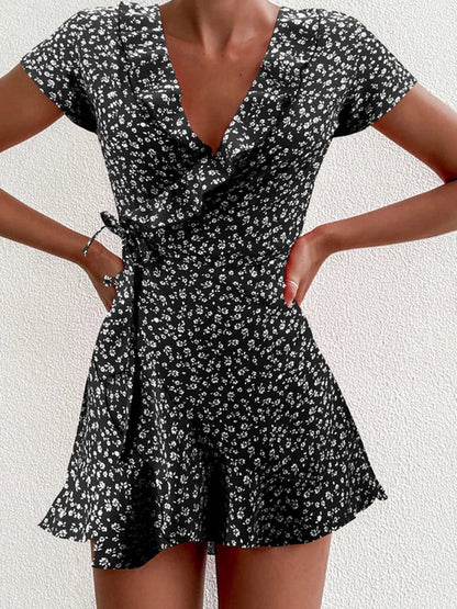 Pretty Floral Midi Dress