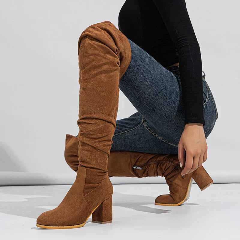 Trendy Women's High Knee High Boots