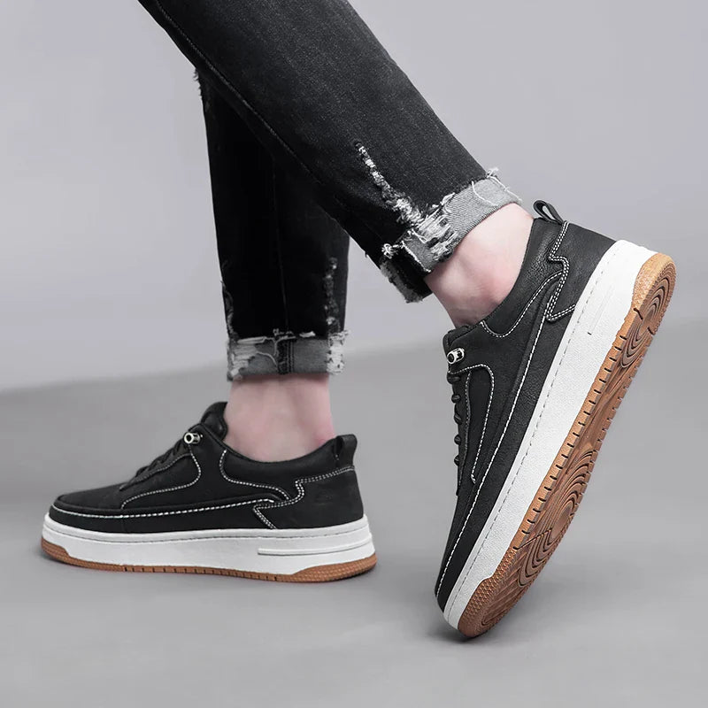 Authentic Premium Leather Trainer Shoes