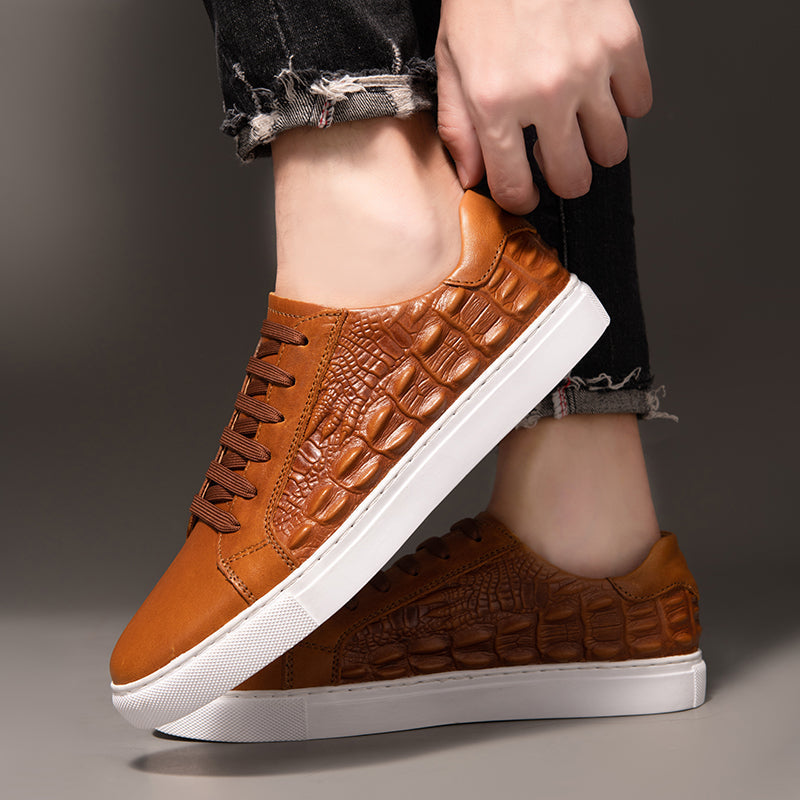 Premium Genuine Leather Trainers