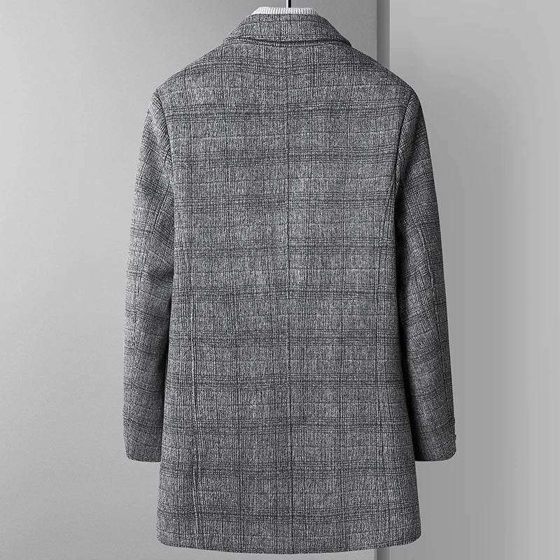 Warm Winter Wool Trench Coat