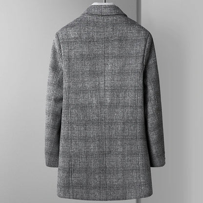 Warm Winter Wool Trench Coat