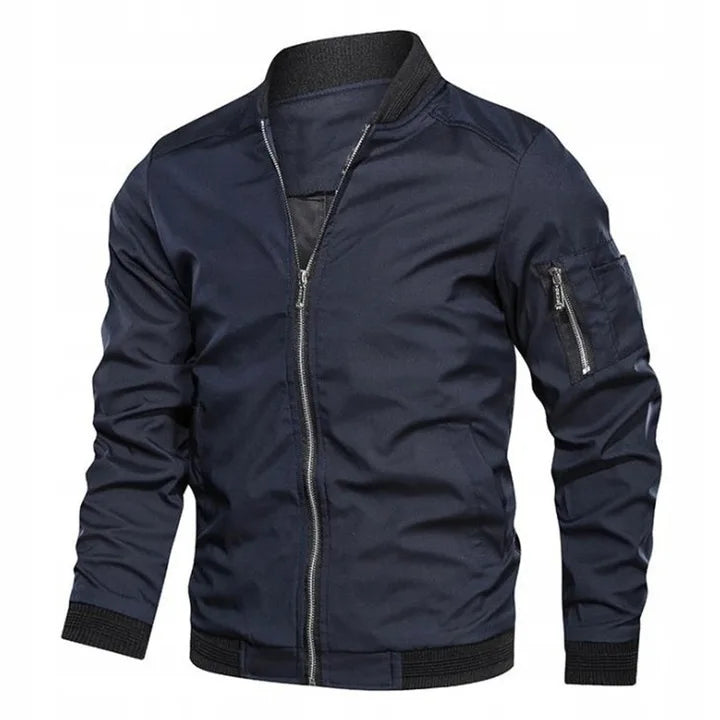 Men's Bomber Jacket Zip Closure - VibreMode