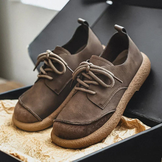 Men's Lace-Up Sneakers Textured Toe - VibreMode