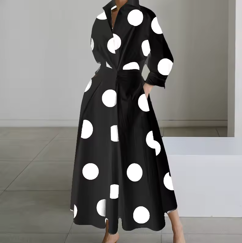 Classic Fit Waistline Shirt Dress