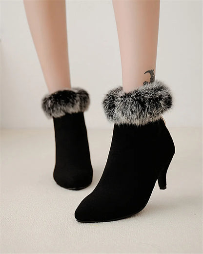 Sorena Women's Fur Ankle Boots