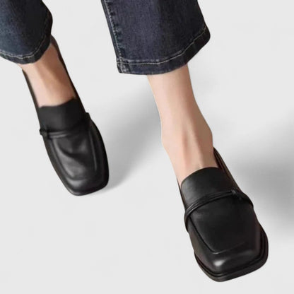 Women's Square-Toe Slip-On Loafers - VibreMode