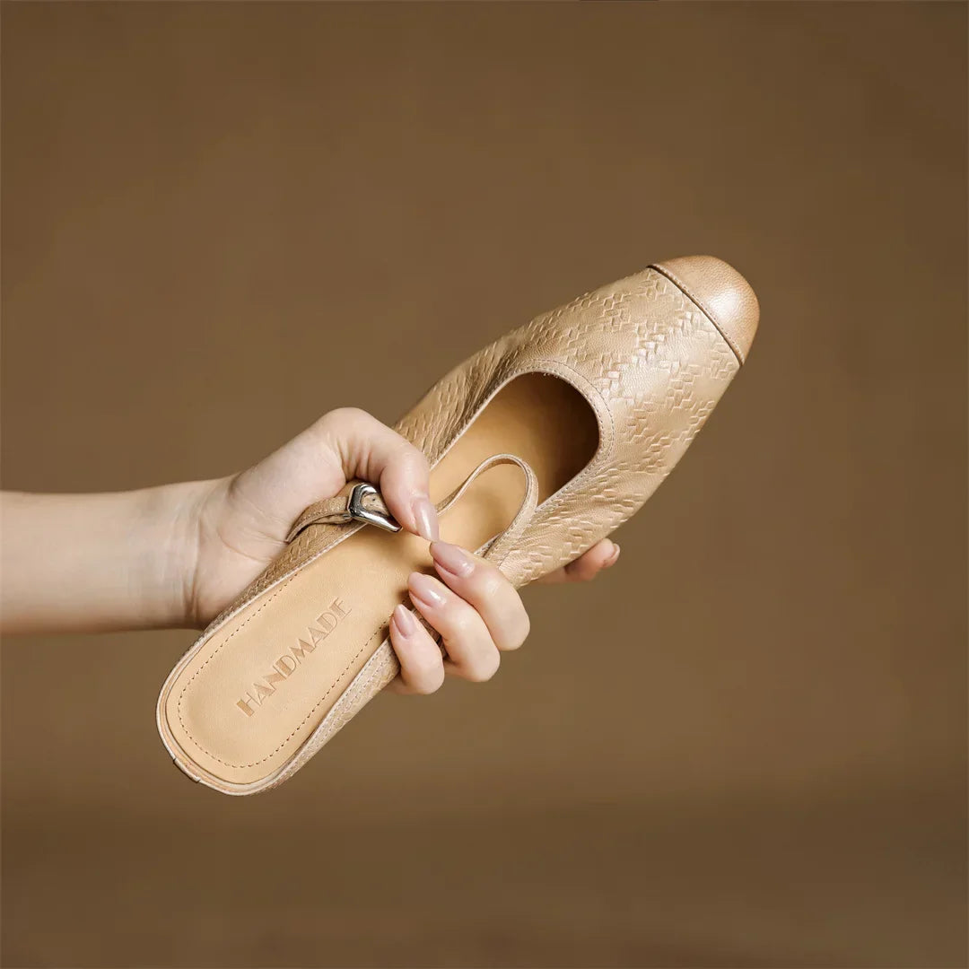 Milano Genuine Leather Mules