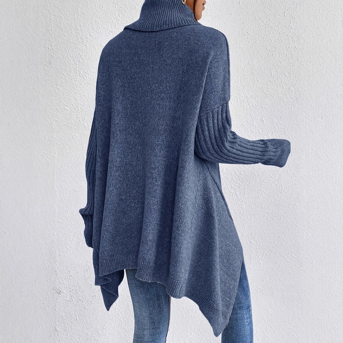 Gabriella | Soft Oversized Turtleneck Wool Sweater