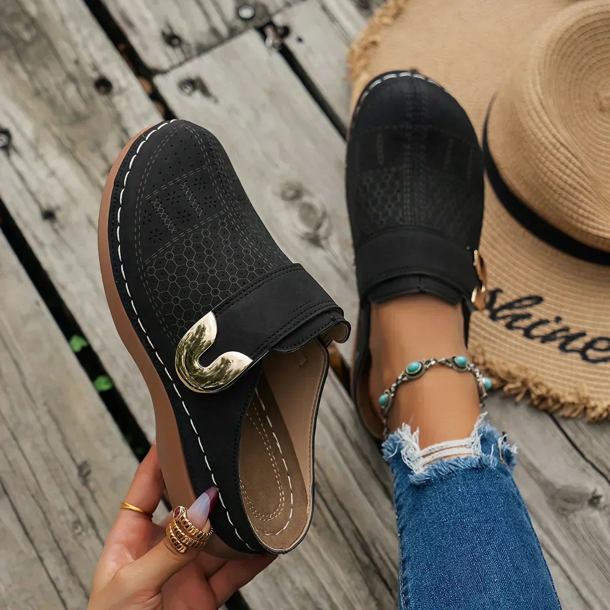 Comfortable Height Adjustable Women's Sandals - VibreMode