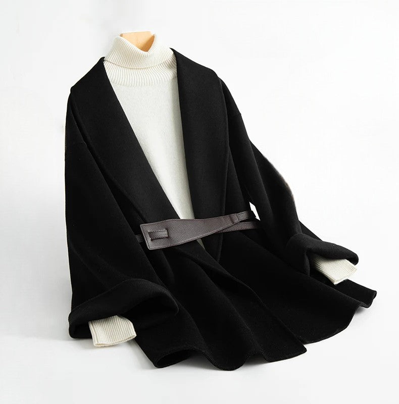 Cosmopolitan Wool Kimono Coat - Jack Hafford