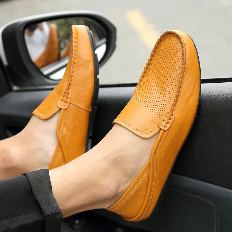 Comfortable Mens Leather Slip On Shoes