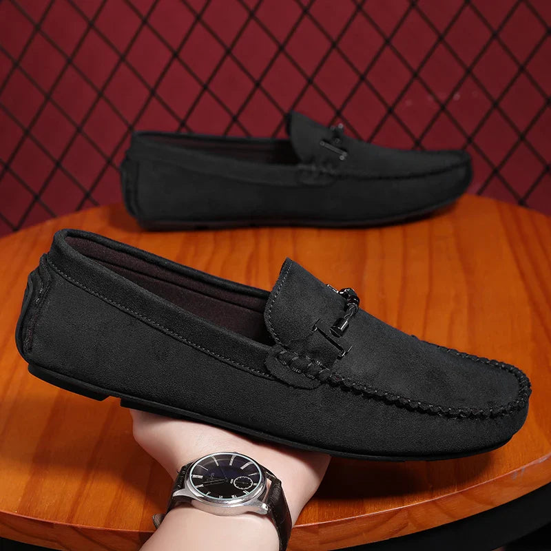 Luxurious Leather Slip On Shoes