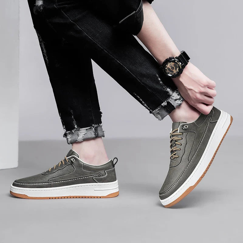 Authentic Premium Leather Trainer Shoes