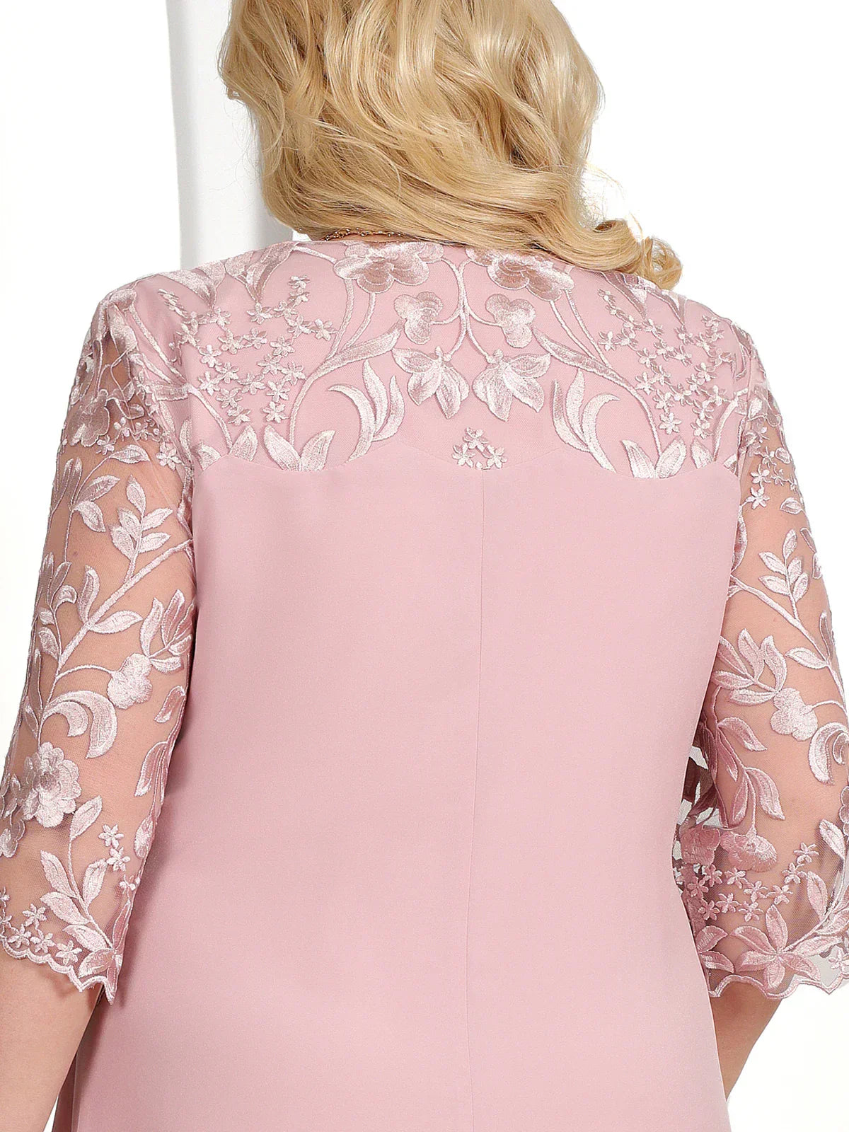 Elegant Plus Size Embroidered Formal Dress