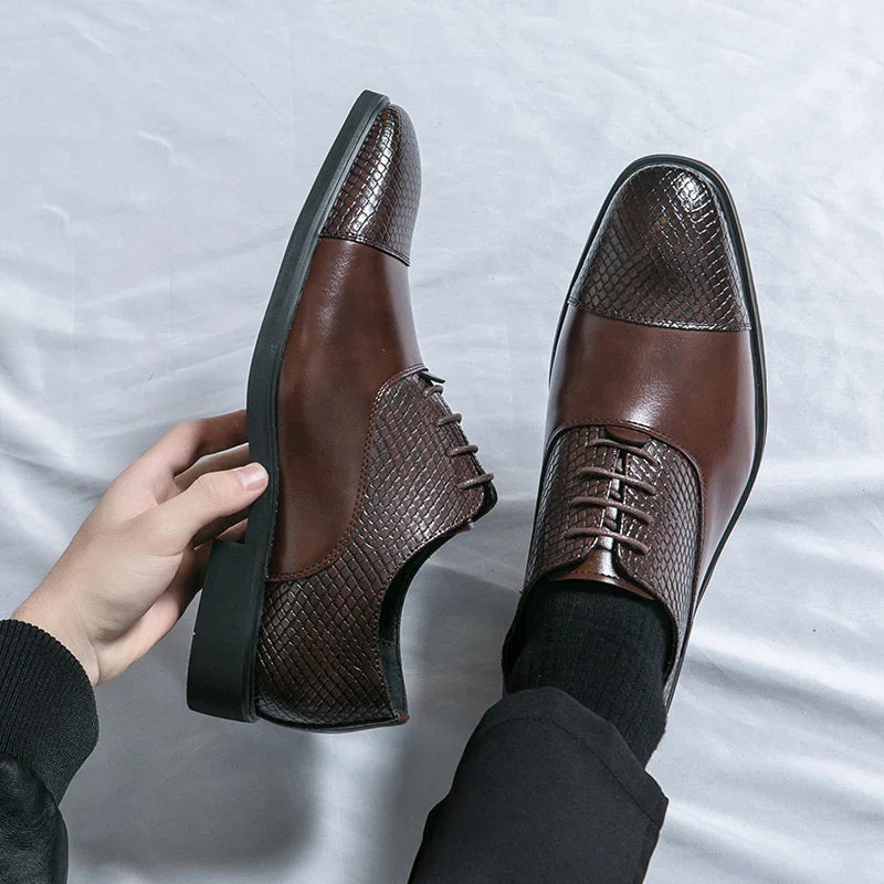 Authentic Luxury Leather Brogue Shoes