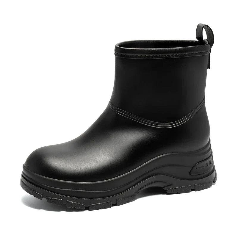 Women's Waterproof Mid-Calf Boots Thick Slip-Resistant Outsole