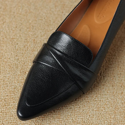 Authentic Black Leather High Heels