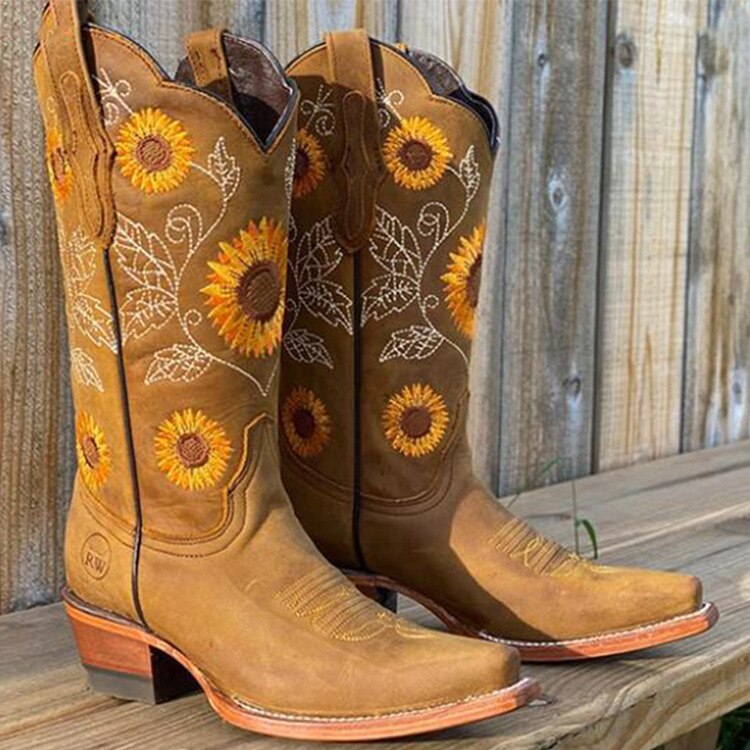 Women's Bohemian Style Ankle Boots - VibreMode