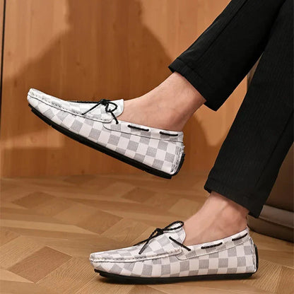 Classic Real Leather Slip On Shoes