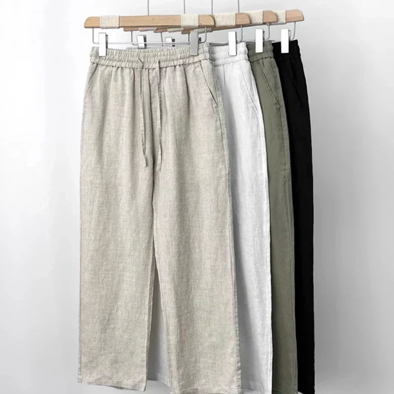 Casual Comfortable Elastic Waist Trousers