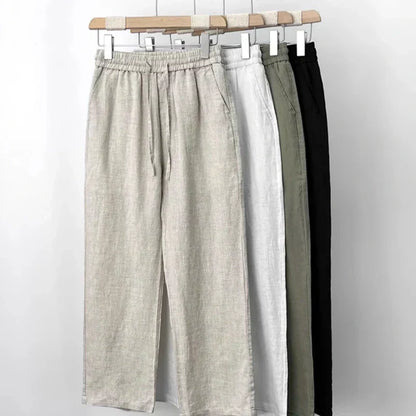 Casual Comfortable Elastic Waist Trousers