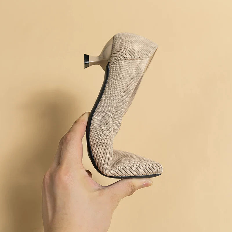 Cute Cat Heel Shoes