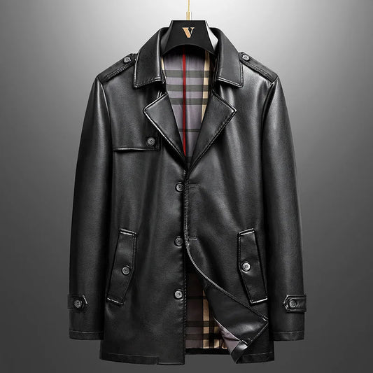 Premium Real Leather Biker Jacket - VibreMode