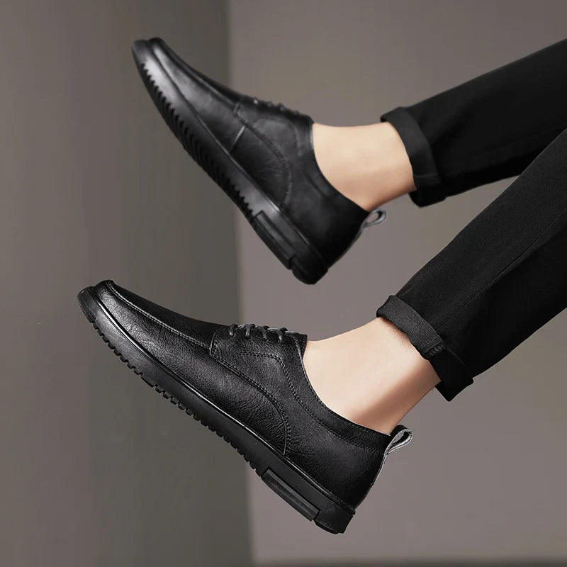Brown Real Leather Shoes