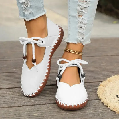 Comfortable Women's Lace-Up Sneakers