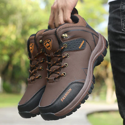 Waterproof Hiking Boots for Men Anti Slip Trail Shoes
