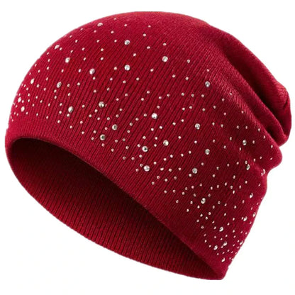 Women's Rhinestone Beanie