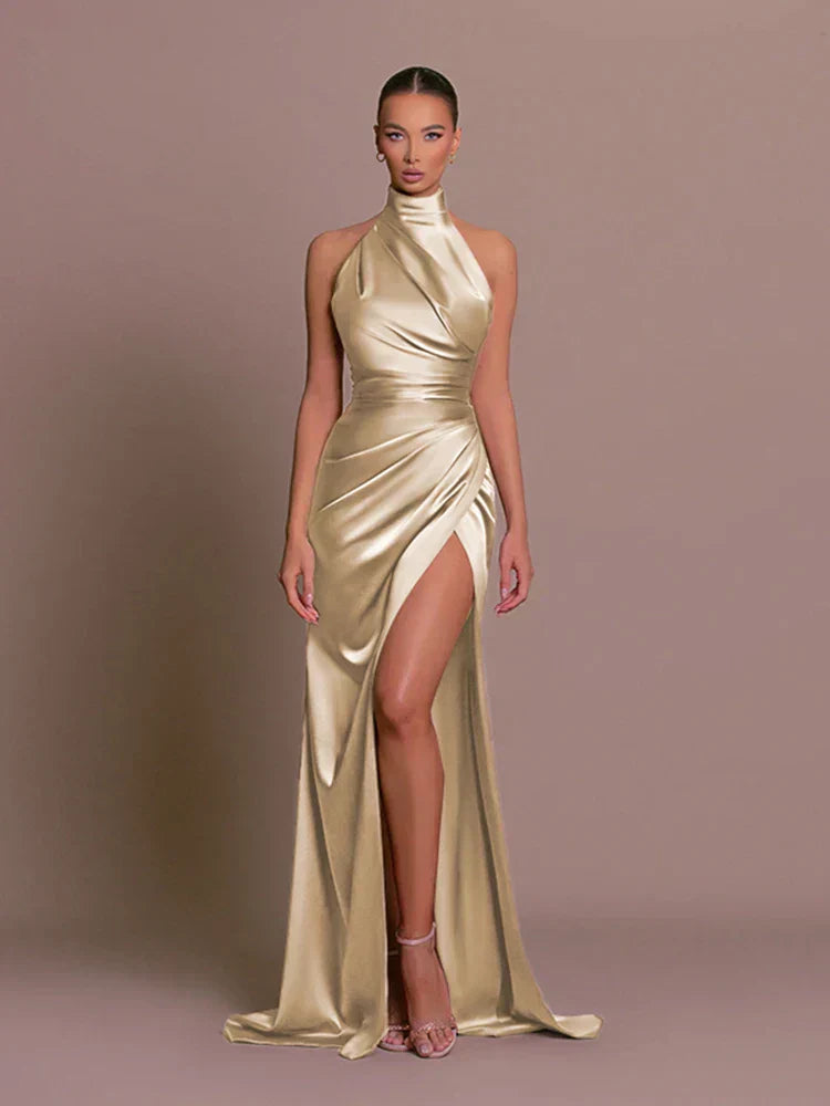 Carla Women's High-Slit Evening Gown