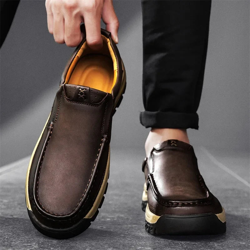 Authentic Premium Leather Slip On Shoe