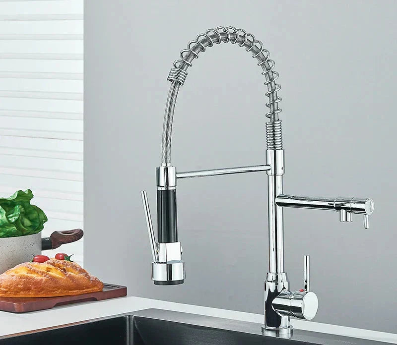 Single Handle 360 Degree Swivel Kitchen Faucet