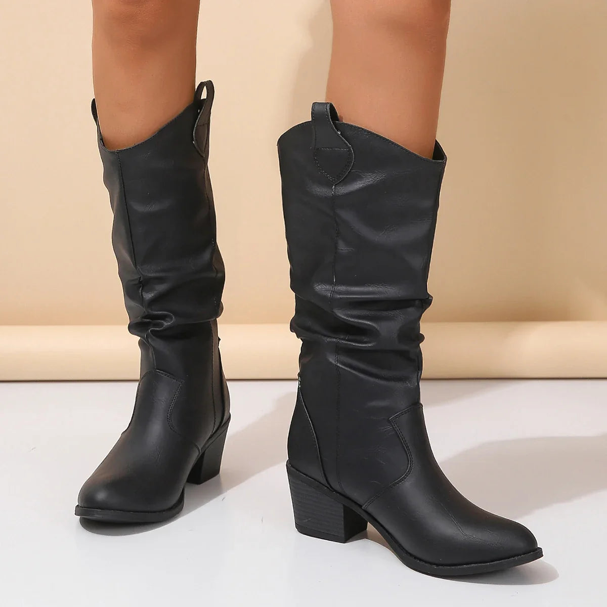 Women's Western Mid Calf Boots