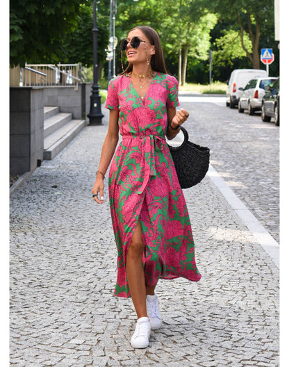 Easy Breezy Floral Summer Dress - VibreMode
