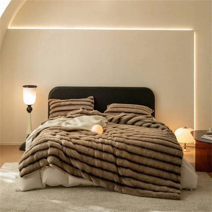 Liora Faux Fur Throw Blanket