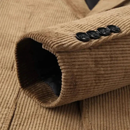 Rugged Textured Men's Blazer