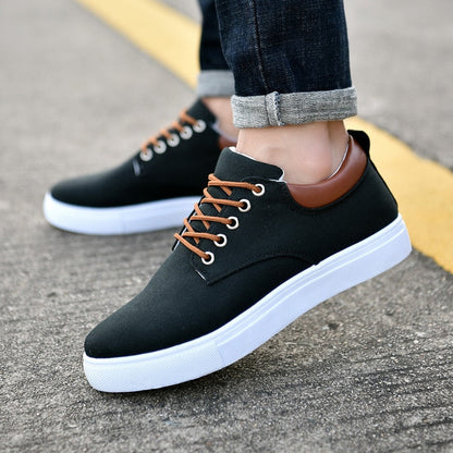 Classic Black White Lace Sneakers