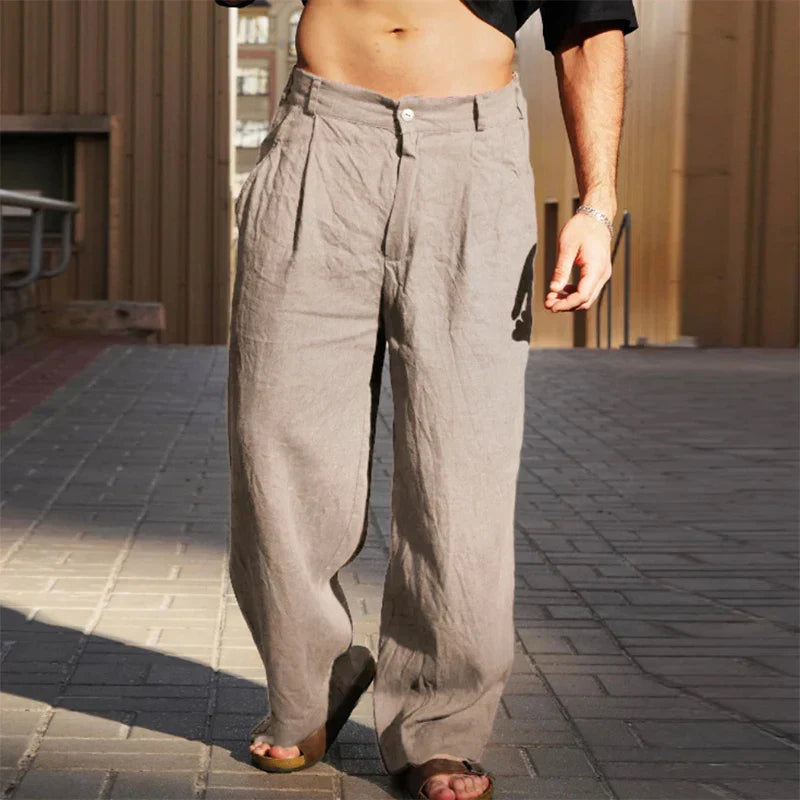 Men's Wide Leg Trousers
