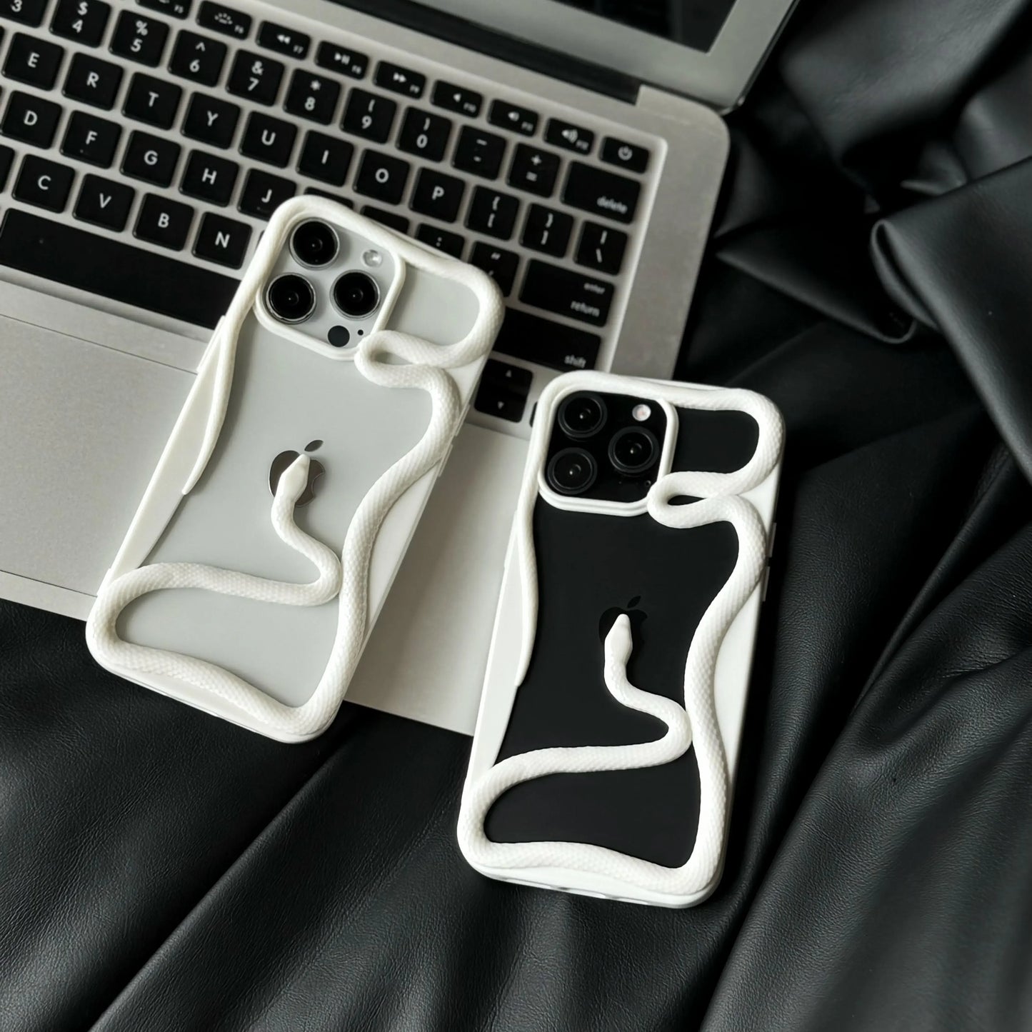 Edgy Black iPhone Cover