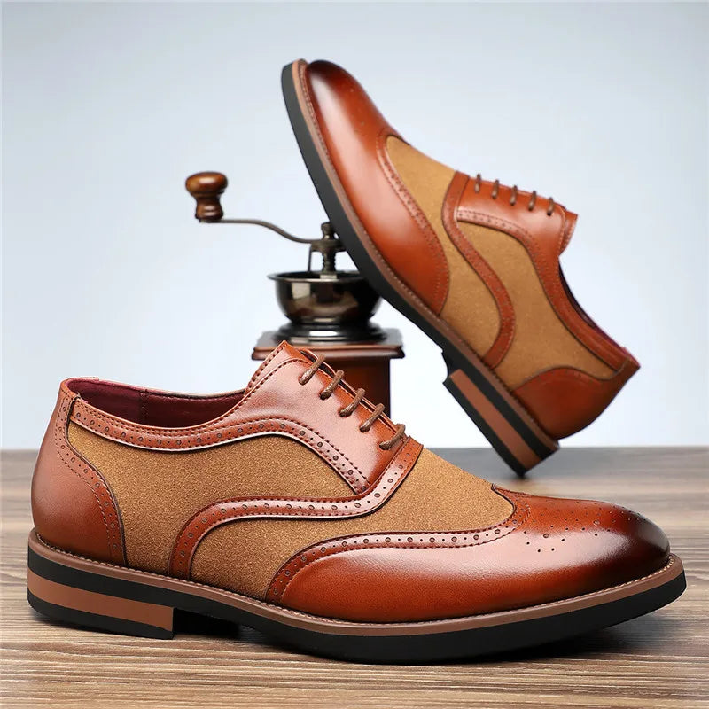 Authentic Leather Oxford Shoes