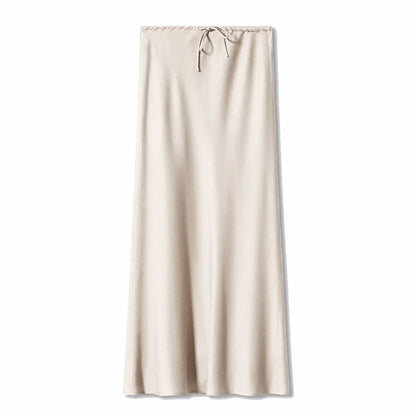 Women's Satin Maxi Skirt