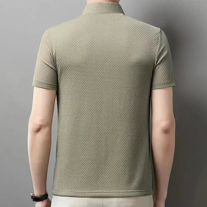 Stanley Men's Polo Shirt Waffle Knit