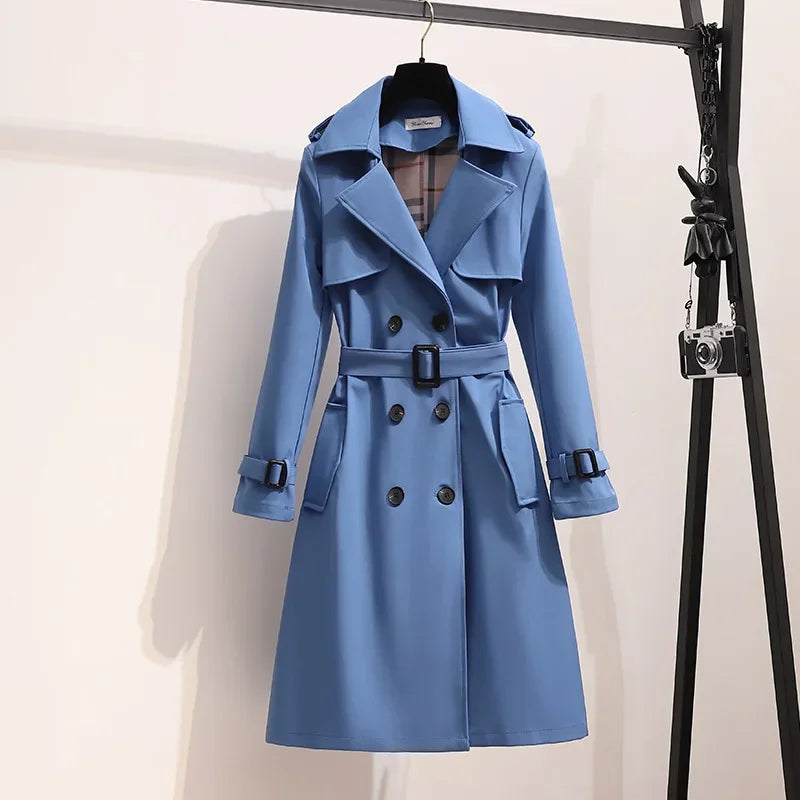 Averine Women's Belted Trench Coat