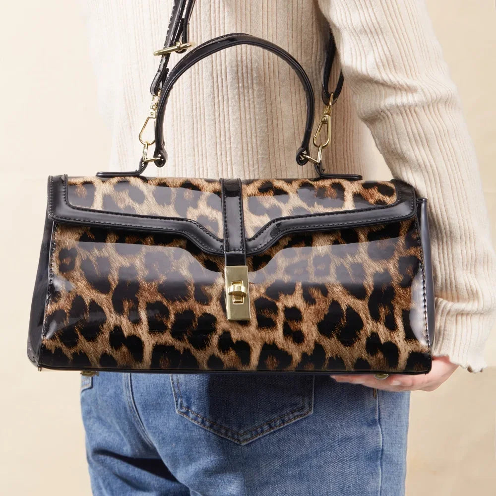 Fashionable Animal Print Tote Bag