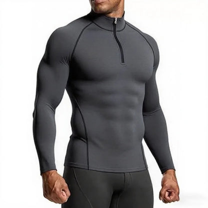 Nova Mens Compression Half Zip Shirt