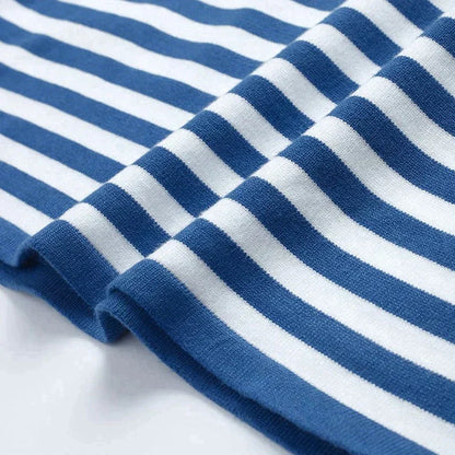 Women's Striped Cotton Long Sleeve T-Shirt