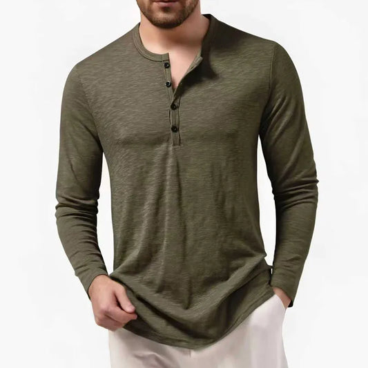 Men's Long Sleeve Dress Shirt - VibreMode